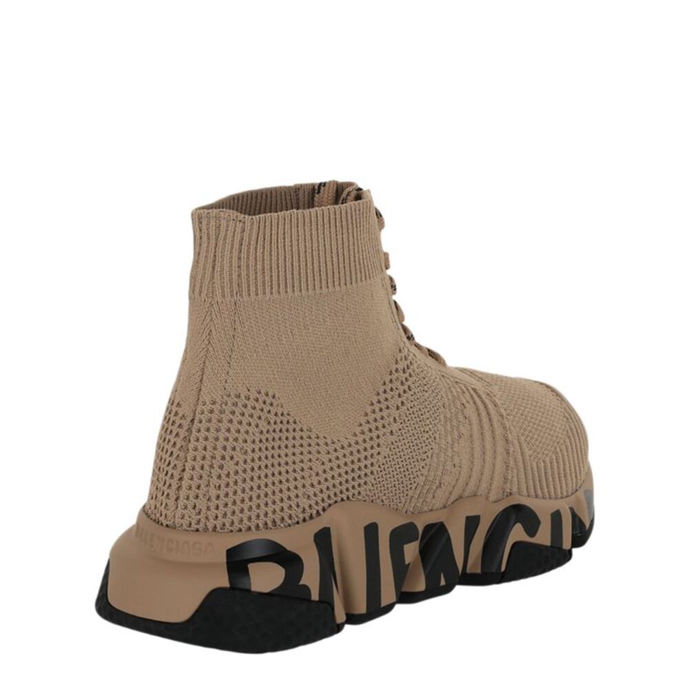 Balenciaga Speed 2.0 Lace-up Graffiti Recycled Knit Sneakers Multi Womens - Picture 3 of 6